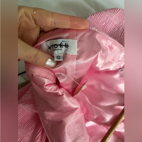 L'IDEE Art Deco Mini Dress in Lipstick - Picture 8 of 10